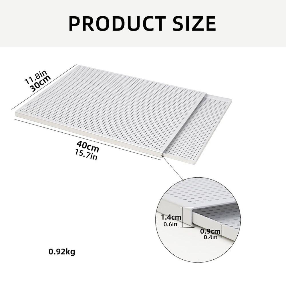 Set Of 2 Aluminum Oven Baking Sheet Puff Pastry Tray Nonstick Perforated Dish for Meat and Dessert Pans