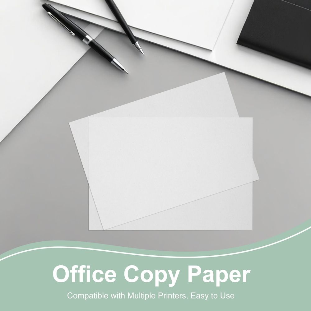 500Sheets Blank Accounting Voucher Paper for Financial Records and Bookkeeping in White