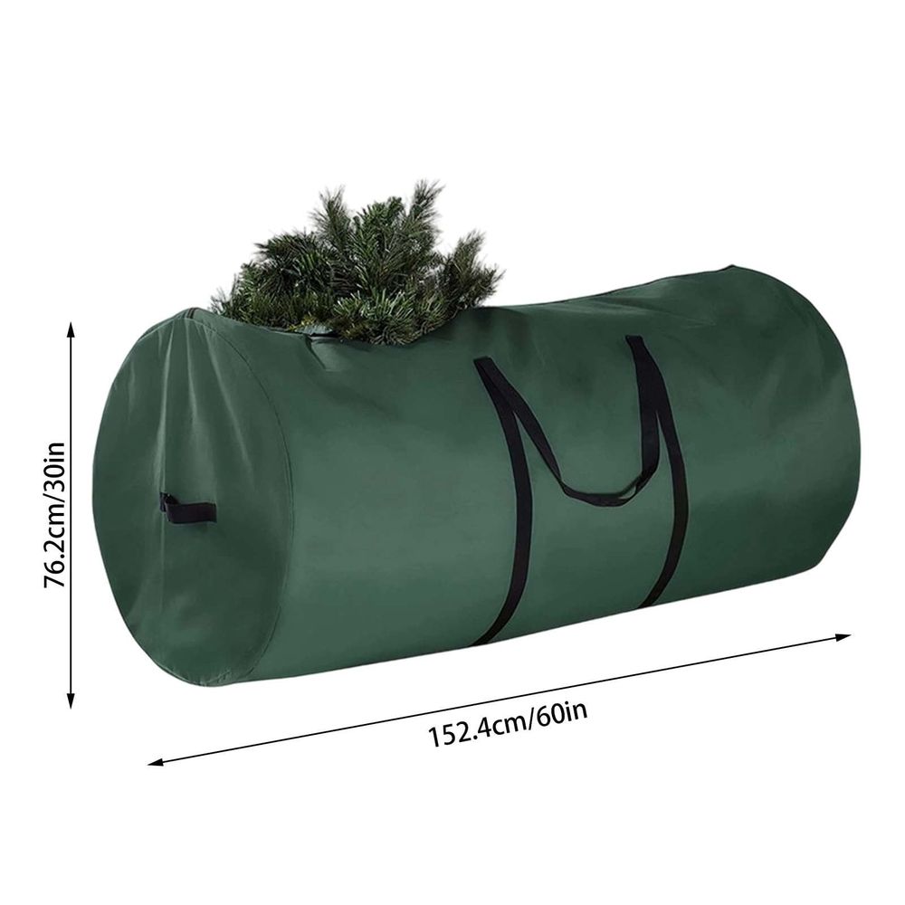 Heavy Duty 5ft Christmas Tree Storage Bag, Waterproof Xmas Storage Container With Reinforced Handles For Spruce Tree Holiday Organize