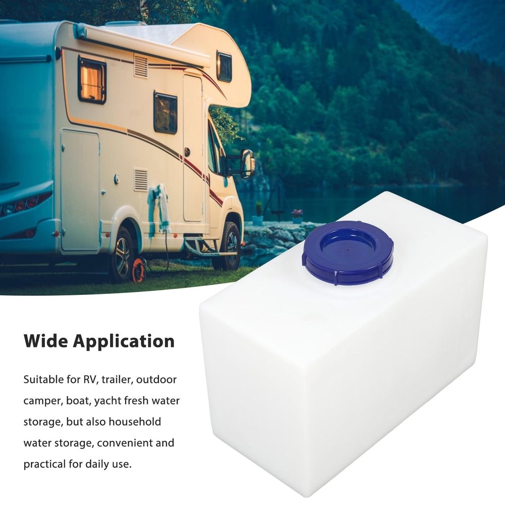 RV Water Holding Tank 5 Gallons Large Capacity Perfect Sealing RV Water Tank for Trailer Camper Boat Yacht