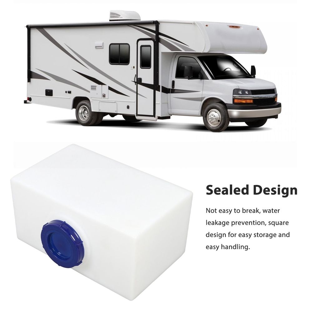 RV Water Holding Tank 5 Gallons Large Capacity Perfect Sealing RV Water Tank for Trailer Camper Boat Yacht
