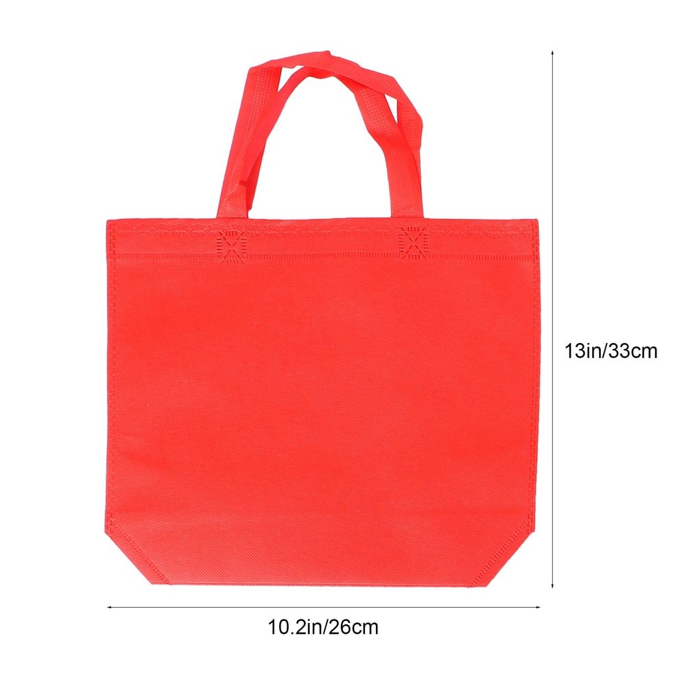 Reusable Shopping Bags Tote Bag Nonwoven Holding Treats Families Wedding 24pcs