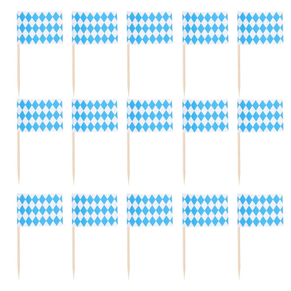 White Paper Cake Picks, 200 Pieces Lightweight and Easy to Use for Party Decorations and Baking Supplies