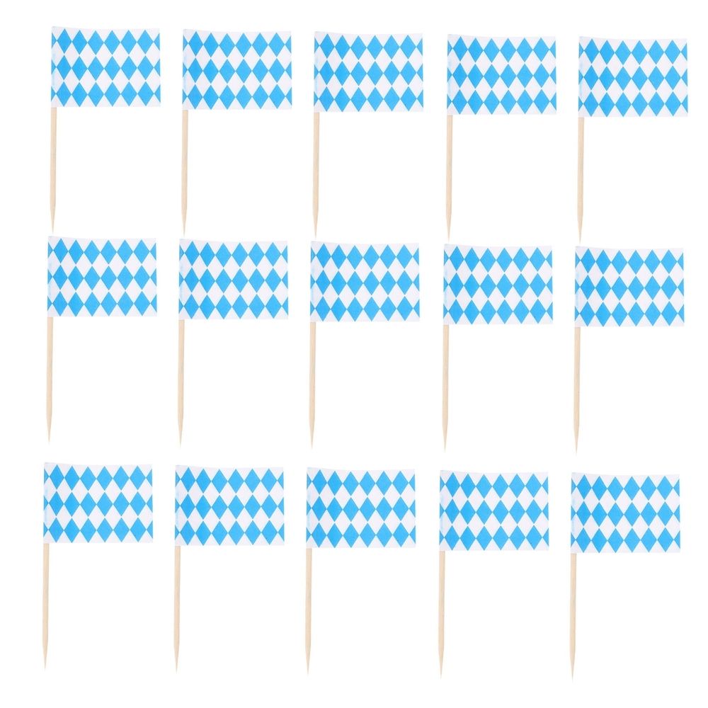 White Paper Cake Picks, 200 Pieces Lightweight and Easy to Use for Party Decorations and Baking Supplies