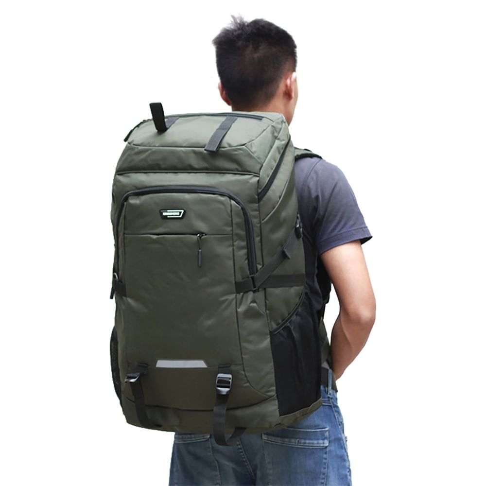 Capacity 80L Mountaineering Backpack Waterproof Outdoor Running Bag Bag Large Capacity Riding Bag Breathable Jogging Travel Daypack Bag For Riding Running Hiking Camping