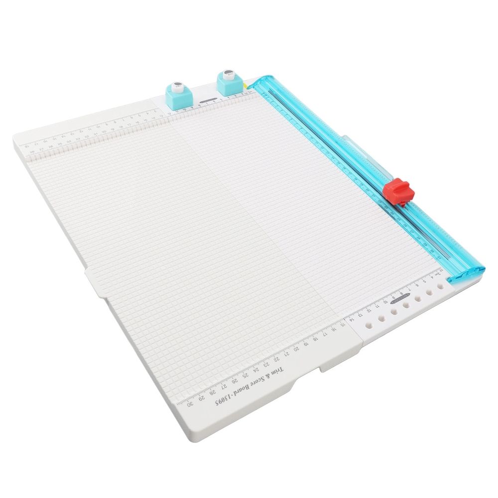 Craft Paper CutterMultifunctional Scoring Paper Board, Paper Trimmer Scoring Board ABS Engineering Plastic 7 in 1 for Crad