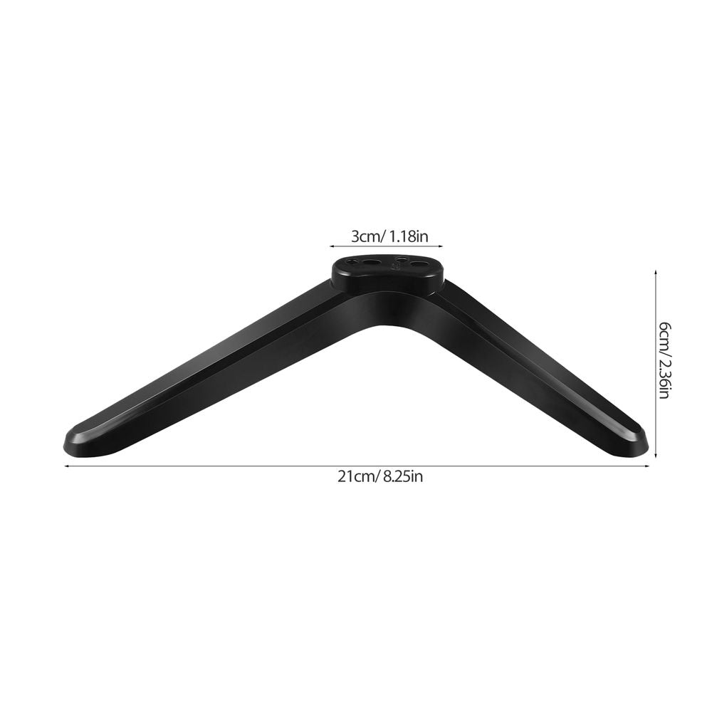 TV Stand Legs, Table Stand Base Replacement Legs for 27-55inch LCD LED OLED Smart TV, Black