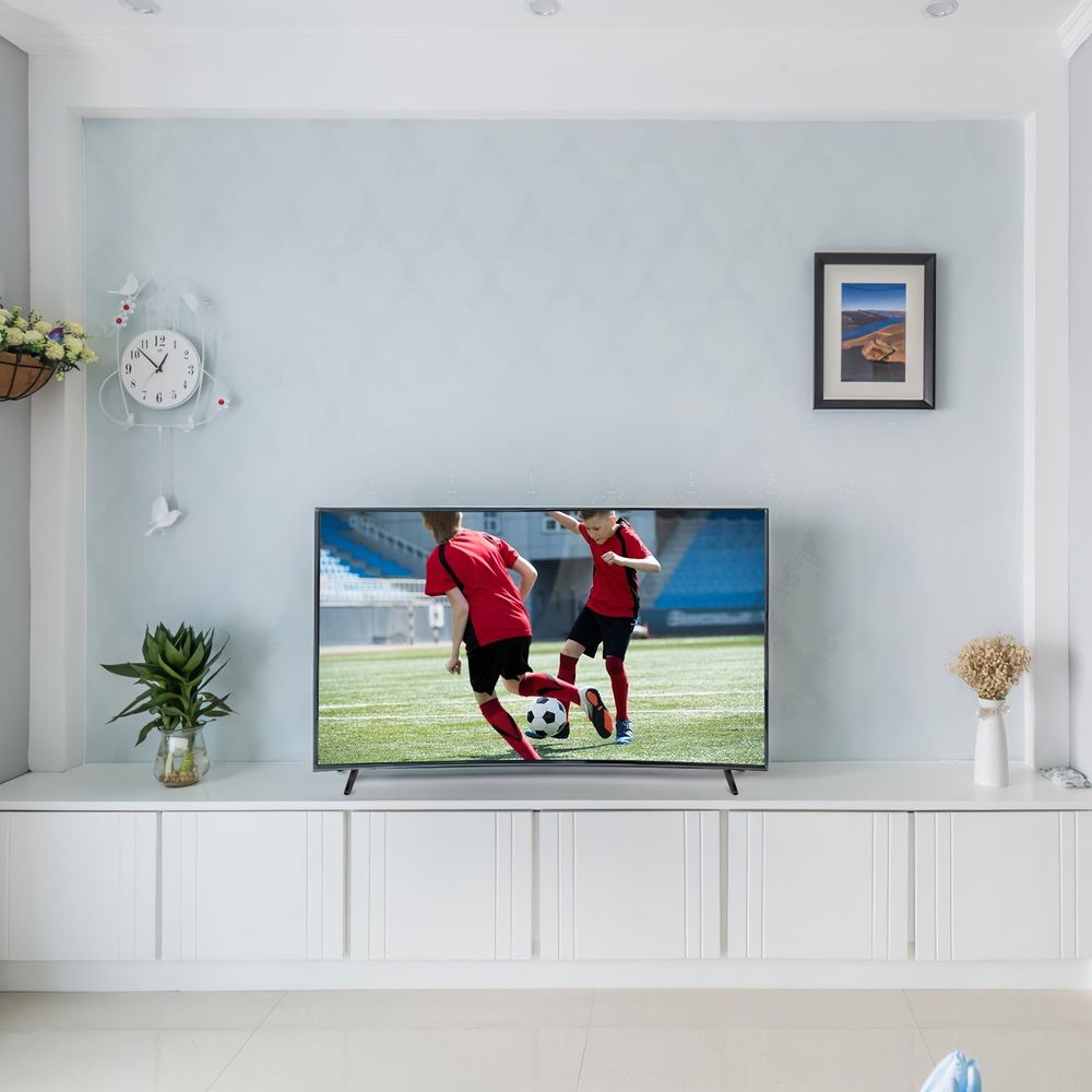 TV Stand Mount, TV Stand Tabletop for 32 to 55 inch Plasma LCD LED Flat Screen TVs, TV Legs, Holds up to 88lbs, Max 800 x 500mm, Height Adjustable TV Base