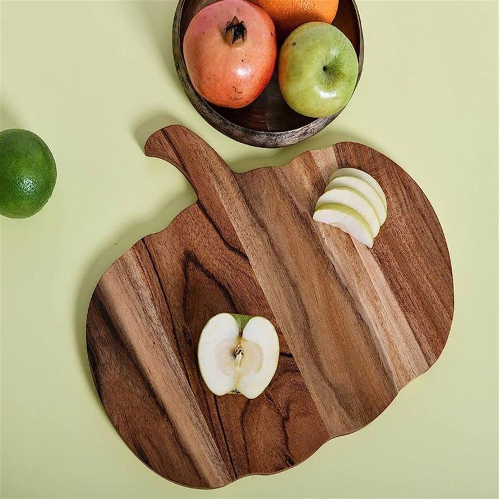 Cooking Utensils under $20,Kitchen Pumpkin Cutting Board Halloween Charcuterie Wooden Boards Halloween Pumpkin Shaped Wood Cutting Board Cooked Food Wooden Board For Chopping Meat V