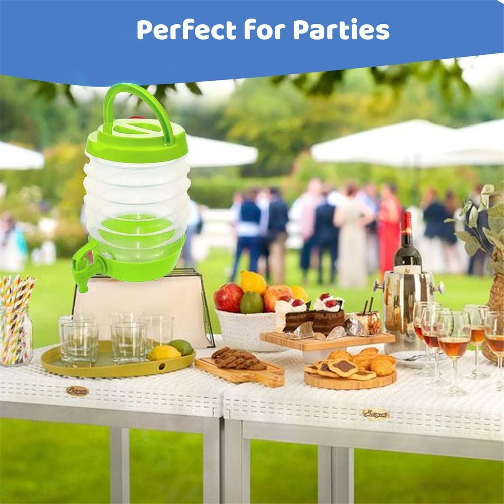 3.3L / 5.5L / 7.5L Plastic Water Dispenser With Tap Chiller Screw Top Refrigerator Water Dispenser Cocktail Drink Injection And Soft Drinks For Barbecue Parties