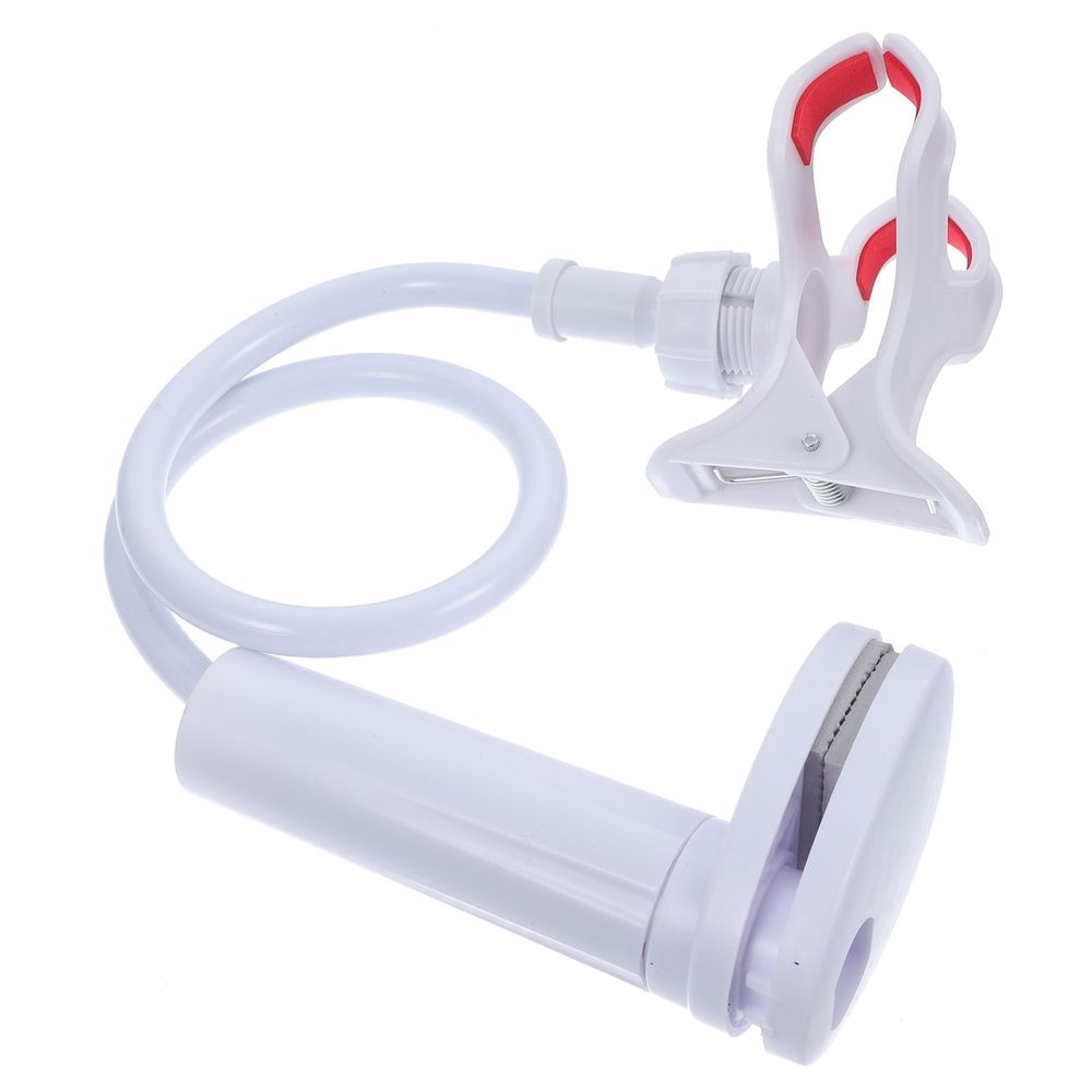 White Mobile Phone Stand with Anti-Scratch Pad for Desks and Travel - 5Pcs