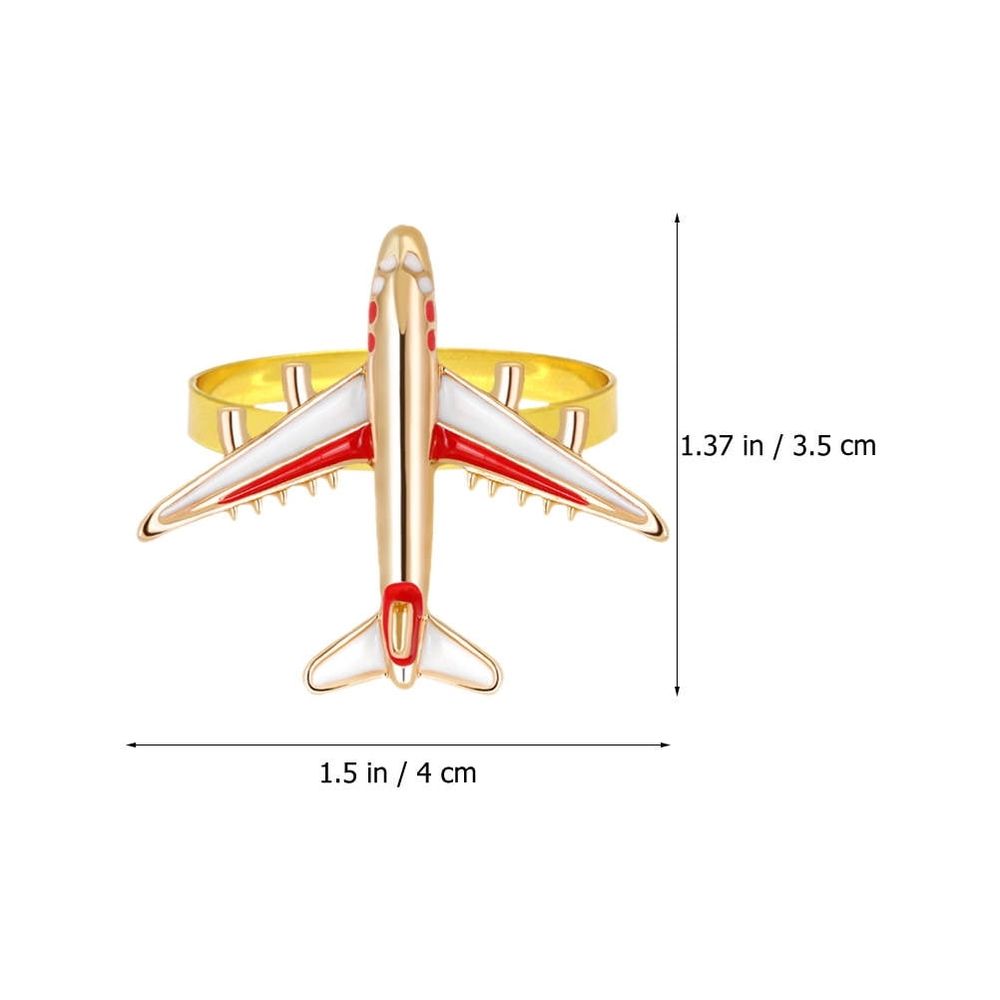 4Pcs Alloy Napkin Rings Set Elegant Dining Table Napkin Clasps for Special Events