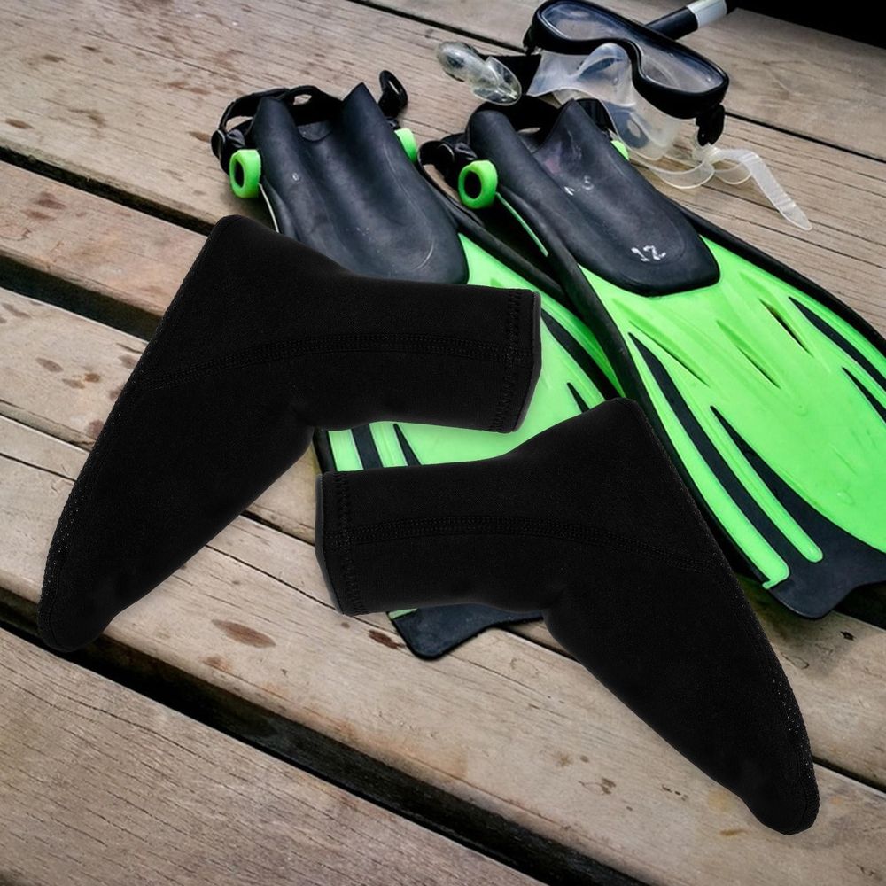 Neoprene Diving Socks Black Nonskid for Diving Use 1Pair