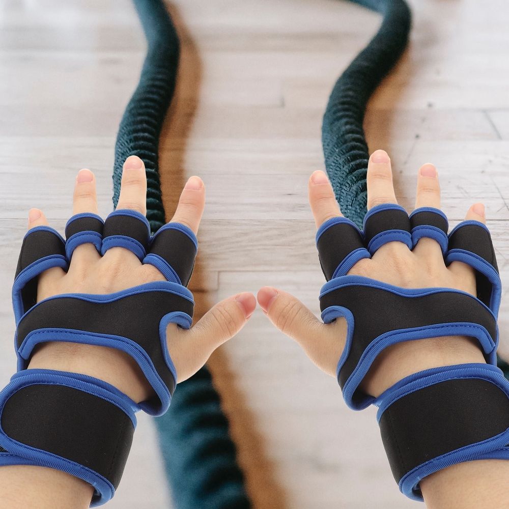 Weightlifting Gloves with Palm and Wrist Support, Training Hand Covers for Gym, , and Workout