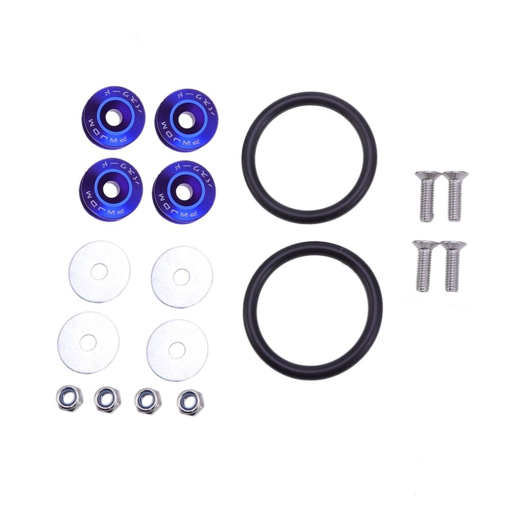 Alloy Quick Release Fasteners Set for Car Front Rear Bumper and Trunk, Vehicle Accessories