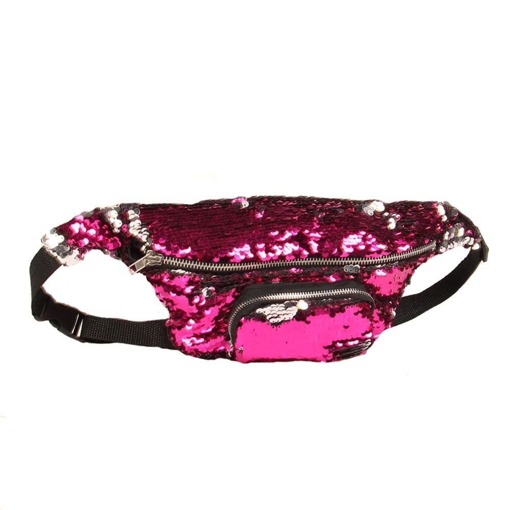 1Pcs Small Fanny Pack for Women Rectangular Polyester with Business Card Storage