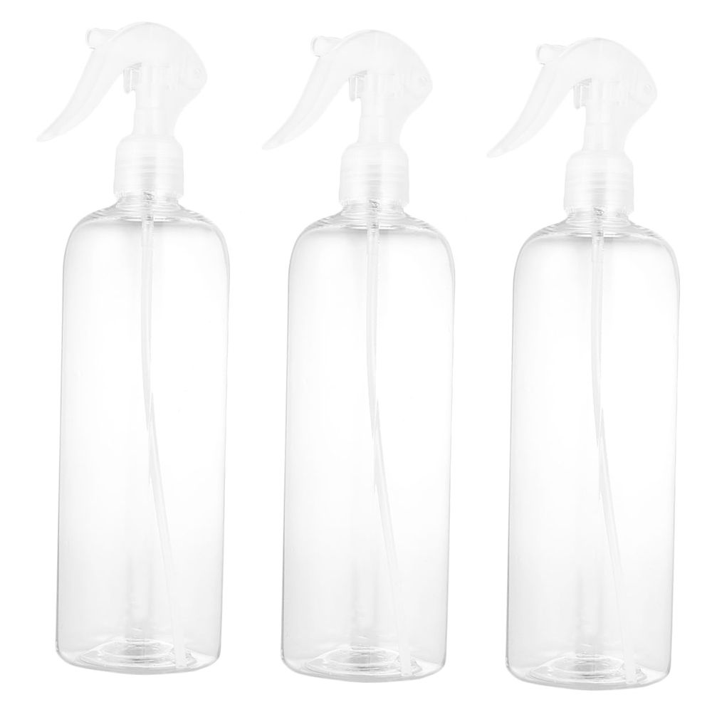 Spray Bottle, Transparent Misting for Storage and Salon, Leakproof Design, 3Pcs