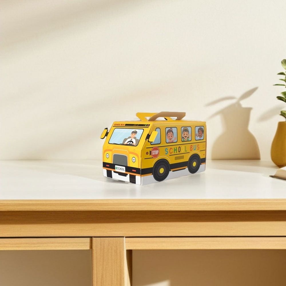 School Bus Candy Boxes 10 Pcs Back to School Party Favors Classroom Supplies Kids Birthday