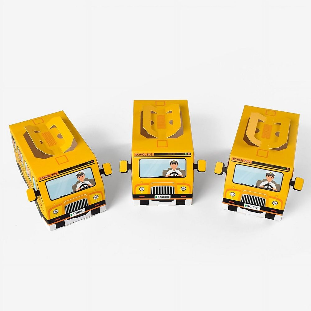 School Bus Candy Boxes 10 Pcs Back to School Party Favors Classroom Supplies Kids Birthday