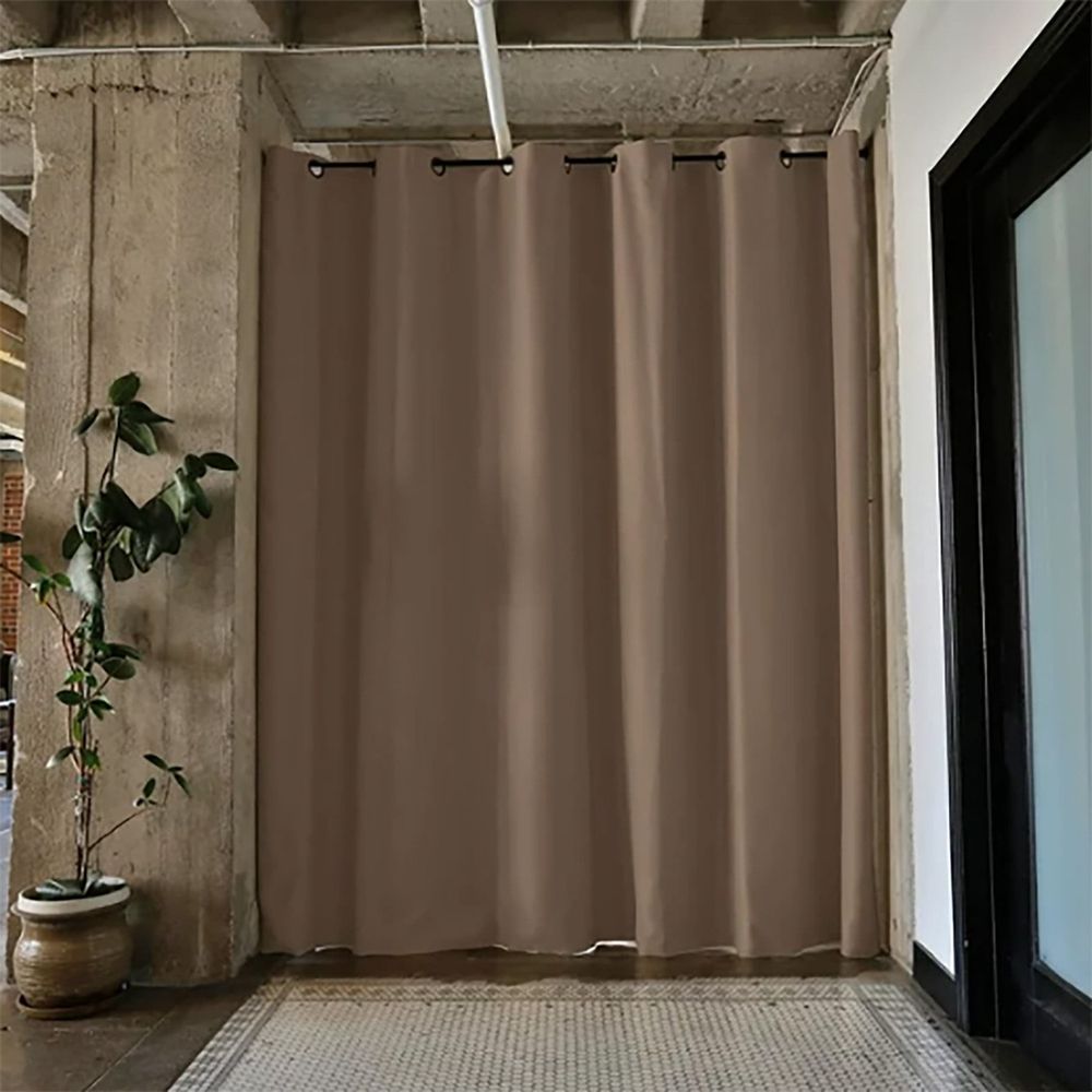 Curtain*1 Darkening Thermal Insulated Curtain Panels for Living Room Shower Curtain Set Bath Partition Curtain No Drilling Curtain