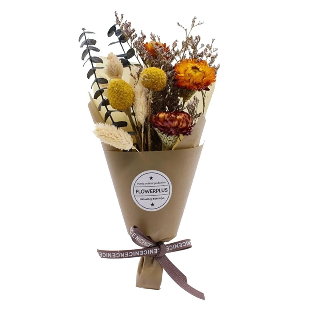 1 Bunch of Dried Flowers . Natural Bouquet of Dried Flowers and Grasses Bouquet | Boho Plant Decor | Dried Flower Bouquet Arrangements Decoration
