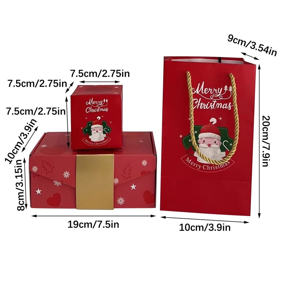 10 Pack Gift Boxes, Christmas Gift Box, Explosion Gift Box, Christmas Gift Boxes with Lids, Christmas Wrapping Gifts, Christmas Party Decorations Supplies
