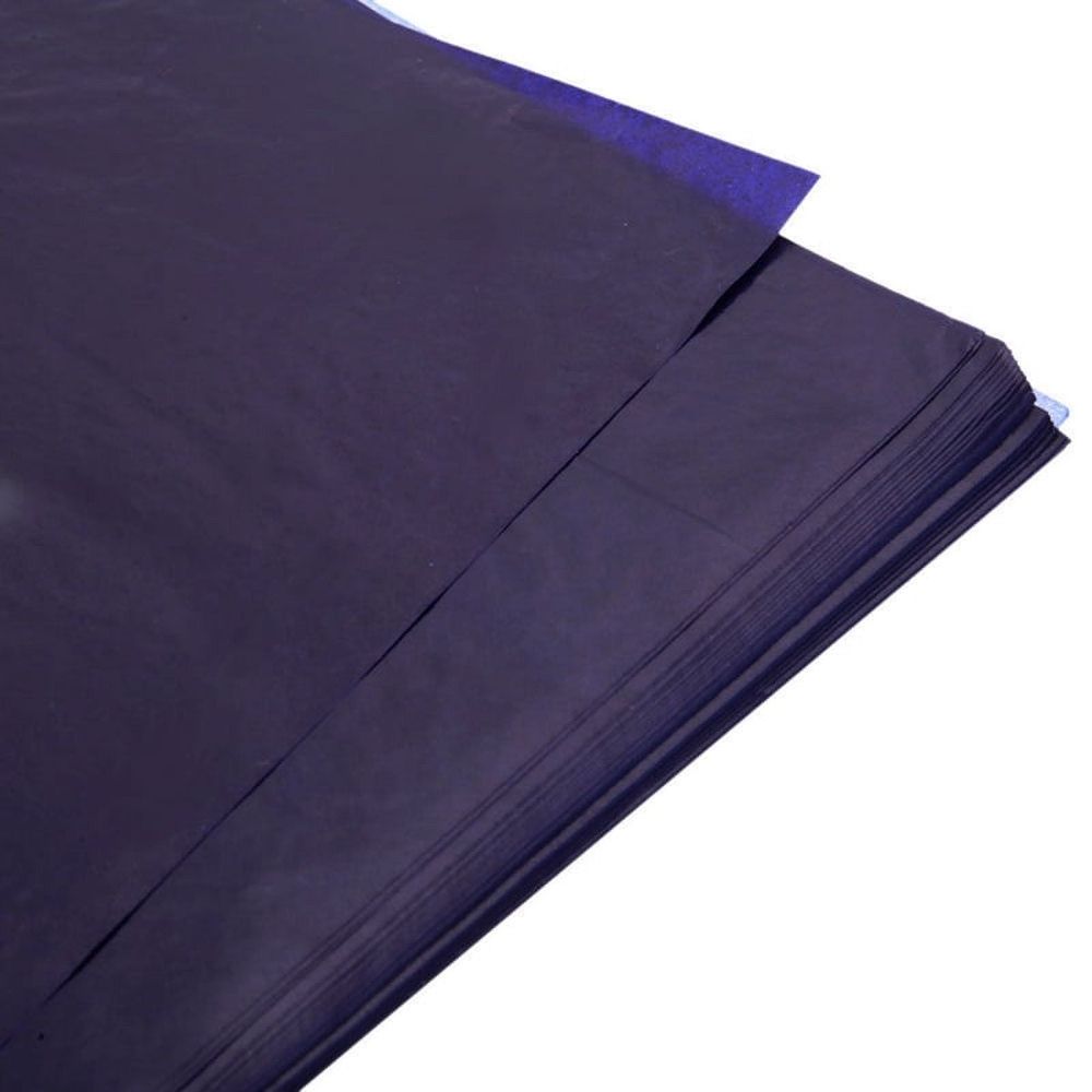 500 Sheets A4 Carbon Paper Tattoo Transfer Copy Paper Thermal Stencil Graphite Tracing Blue