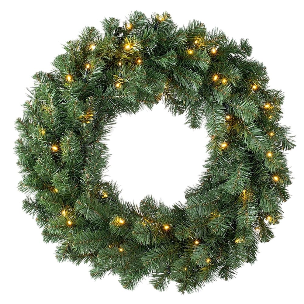 LED Christmas Wreath for Front Door Wall Display Christmas Wreath with Warm White Lights Battery Powered Holiday Decor for Festive Home Decorations Clearance