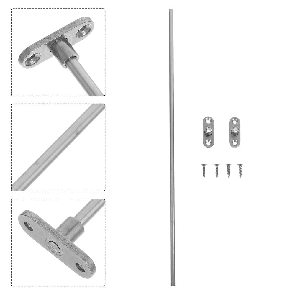 Stainless Steel Hanging File Folder Bar Plated Silver Heavy Duty for Cabinets