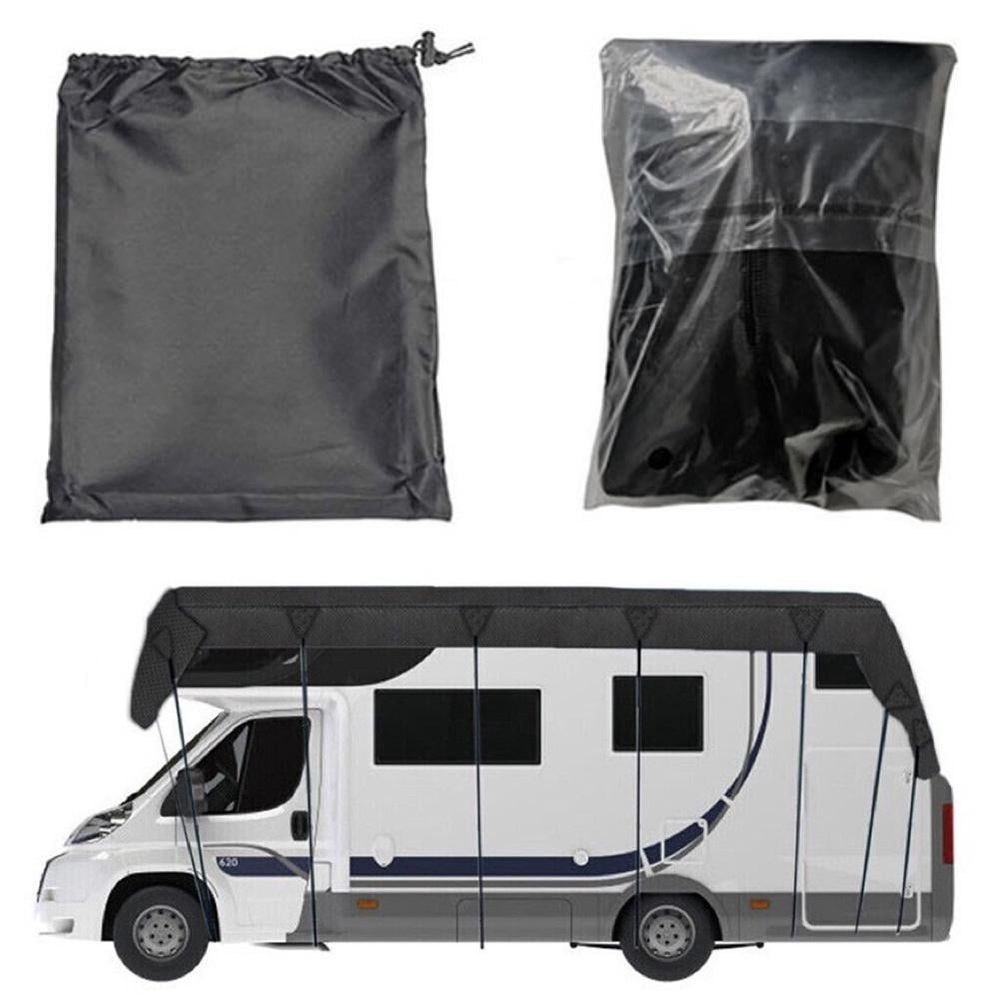 Heavy Duty RV Roof Cover, Sun Heat Defender for Travel Trailers, Waterproof & UV Resistant for RVs, Class A/B/C Motorhomes, Popup & Truck Campers, Fits 16ft to 41ft RVs