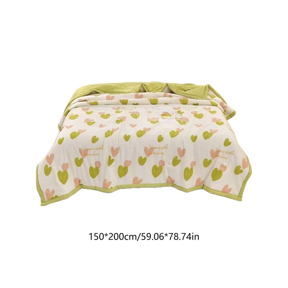 Dreamy Summer Quilt for Night - Lightweight Breathable Softness - Washable Cotton Bed Cover for Sweet Dreams and Sleep