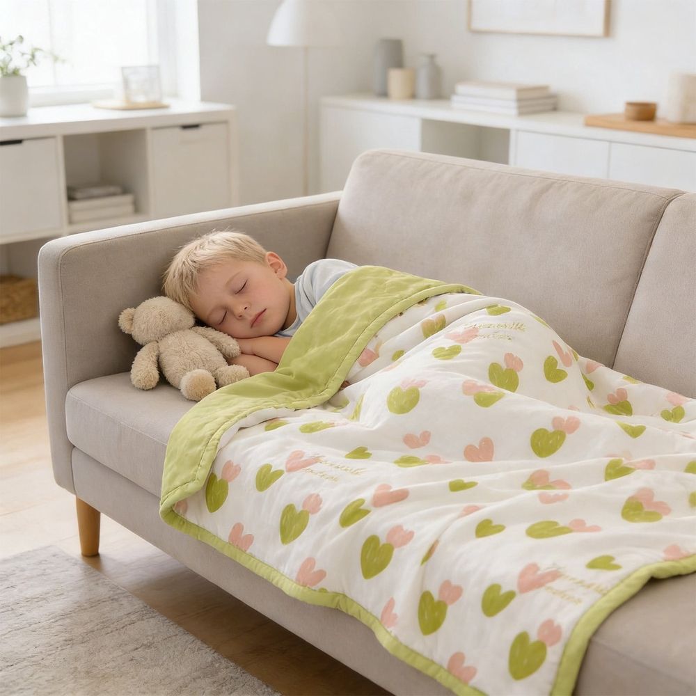 Dreamy Summer Quilt for Night - Lightweight Breathable Softness - Washable Cotton Bed Cover for Sweet Dreams and Sleep
