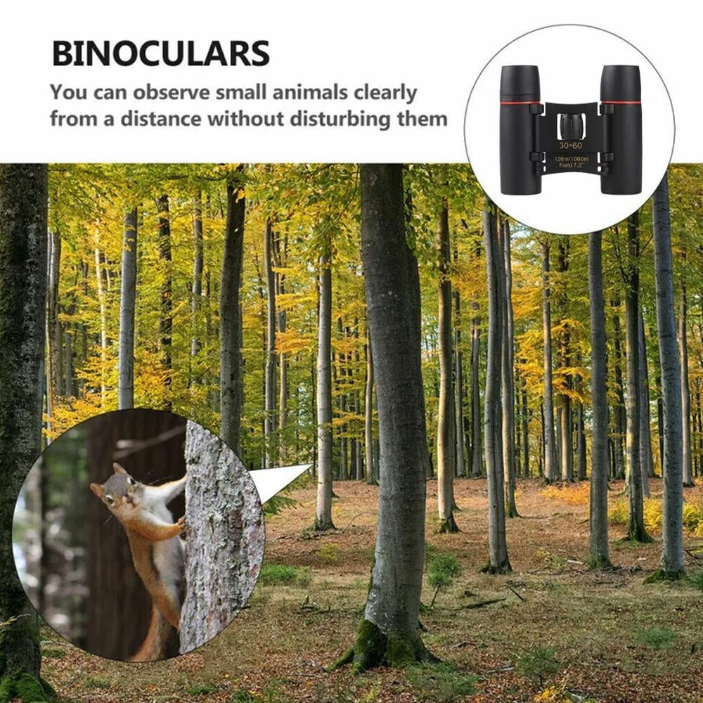 Binoculars 30x60 Zoom Outdoor Travel Compact Folding Telescope Day/Night A3H3