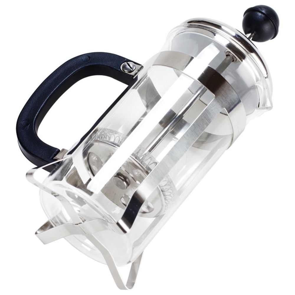French Press Coffee Maker Stainless Steel French Press with Filter, Heat Resistant Durable, Easy to Clean, Borosilicate Glass Coffee Press,   BPA Free Glass Teapot