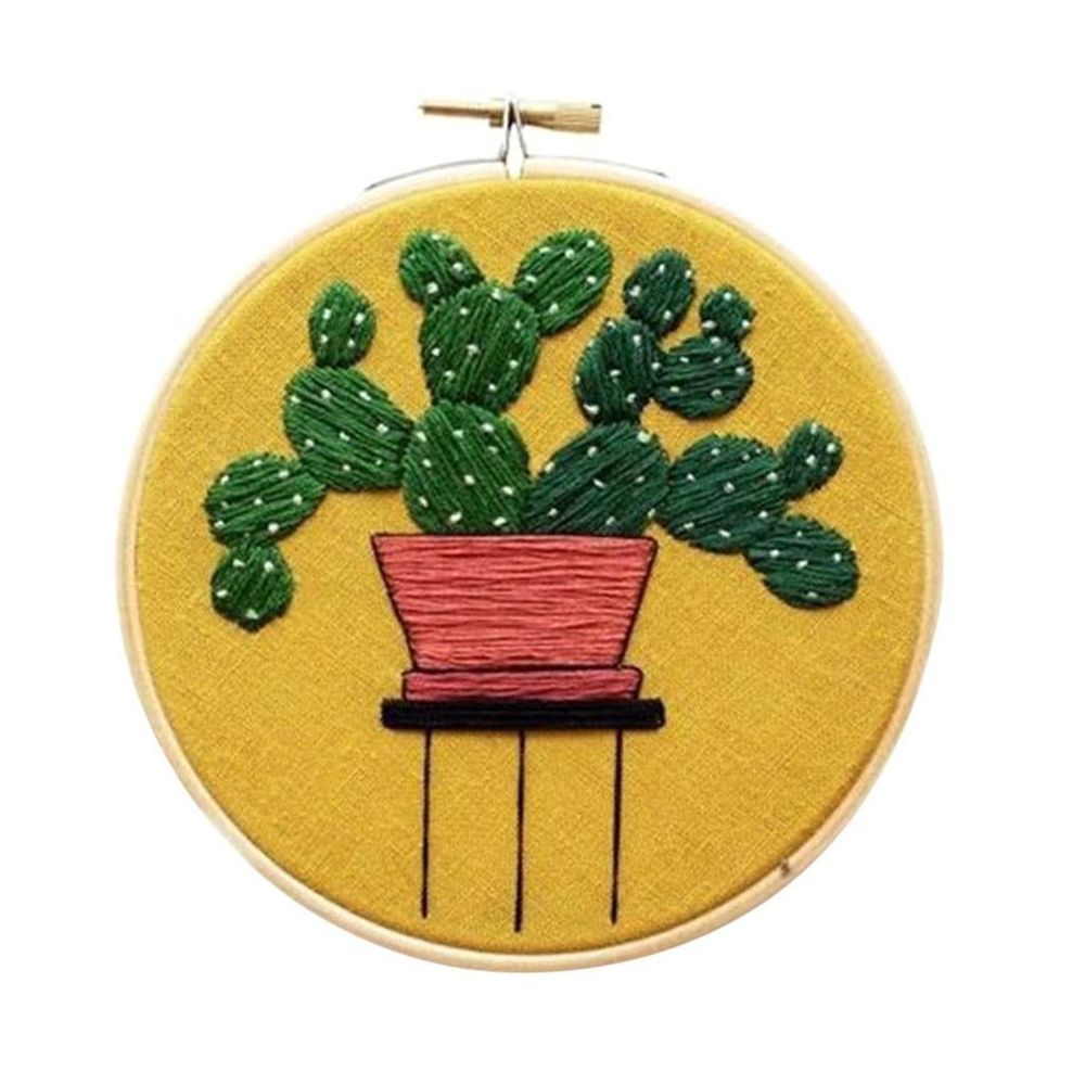 Cotton Embroidery Sets Material Potting Decoration Living