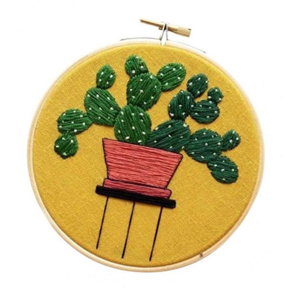 Cotton Embroidery Sets Material Potting Decoration Living
