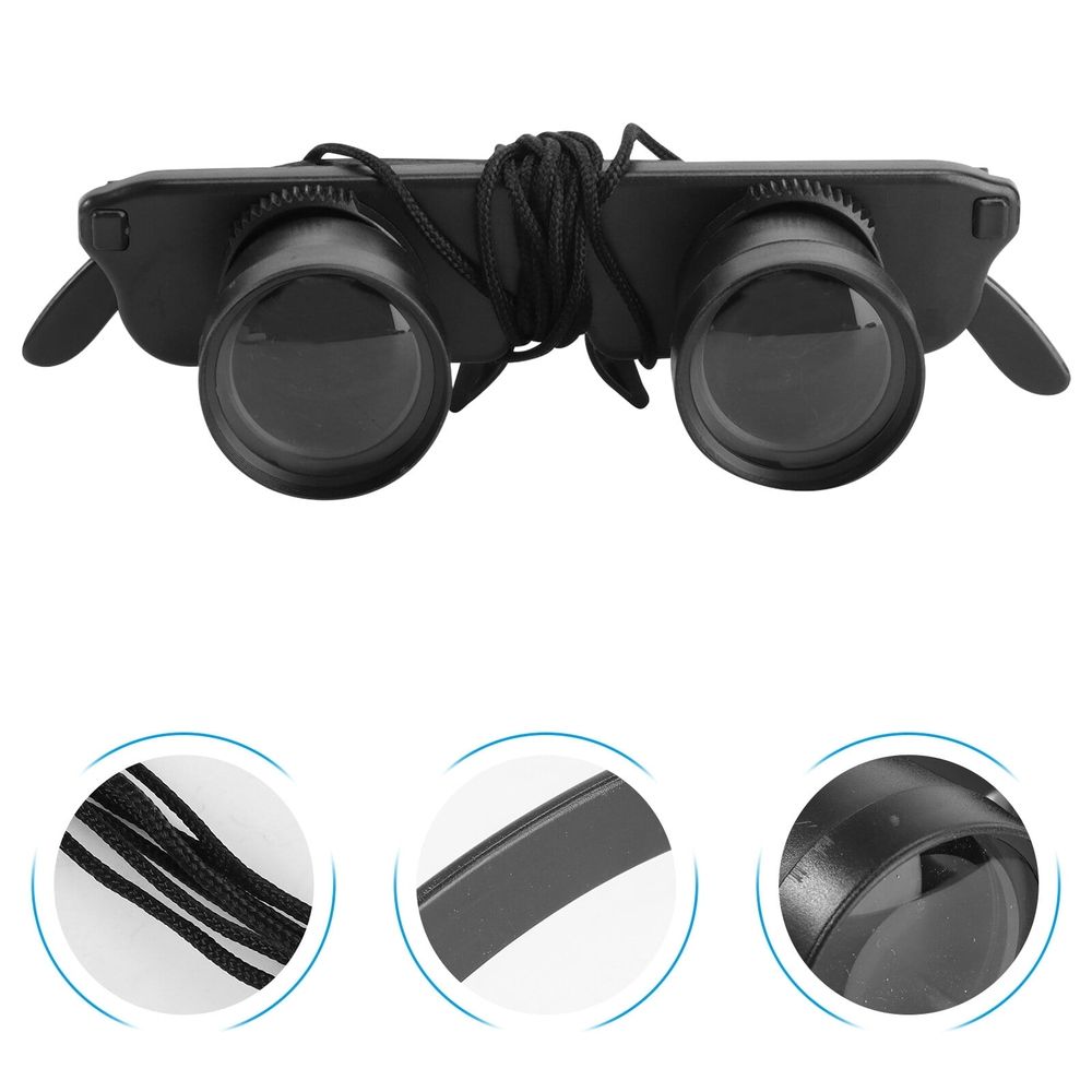 Portable Outdoor Travel Binoculars with PC Material, Adjustable Neck Strap for Hiking and Bird Watching