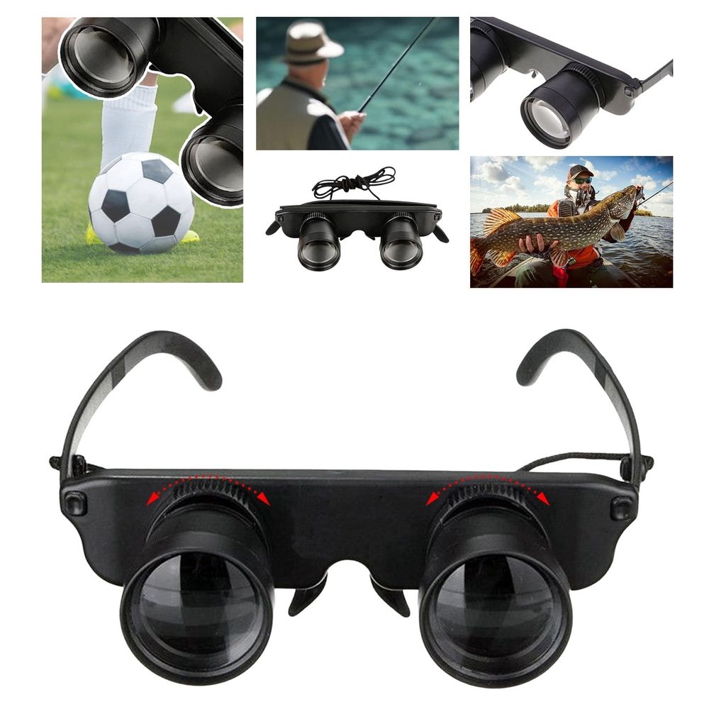 3X Binocular Glasses Portable Fishing Binoculars Lens Multipurpose Folding Eyeglasses For Concerts Opera Bird Watching Sports 8x42 Binoculars Binocular for Kids 10 22 Compact Binocular Tripod Mount