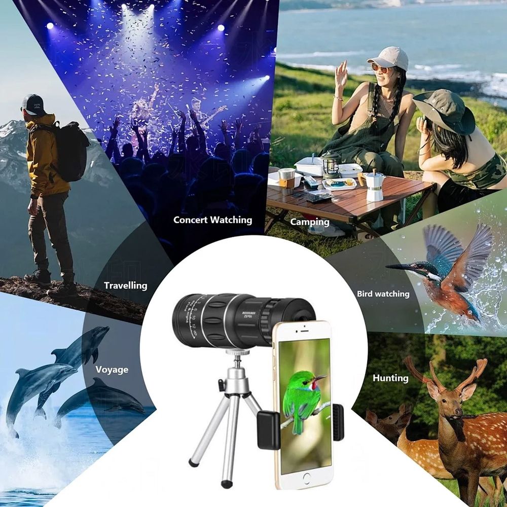 High Power Monocular Telescope With Night For Indoor Outdoor Photography And Observation Ideal For Adults Kids Beginners Binoculars for Adults 10x50 High Antique Folding Opera Glasses 8x42 Binoculars