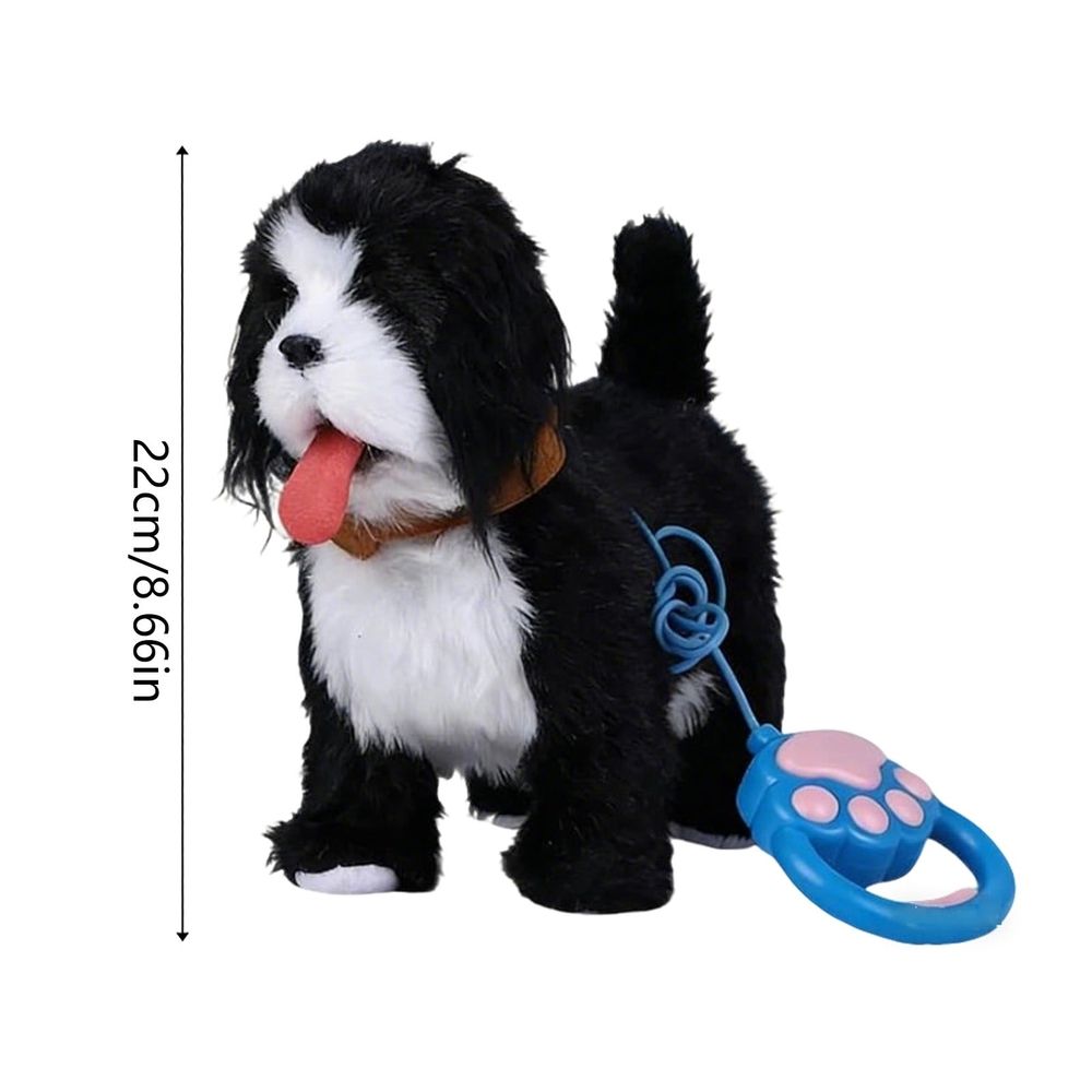 Interactive Robotic Puppy with Sensors Sound Mimicking Realistic Barking and Licking Actions, Singing Dancing Toy for Toddlers and Kids