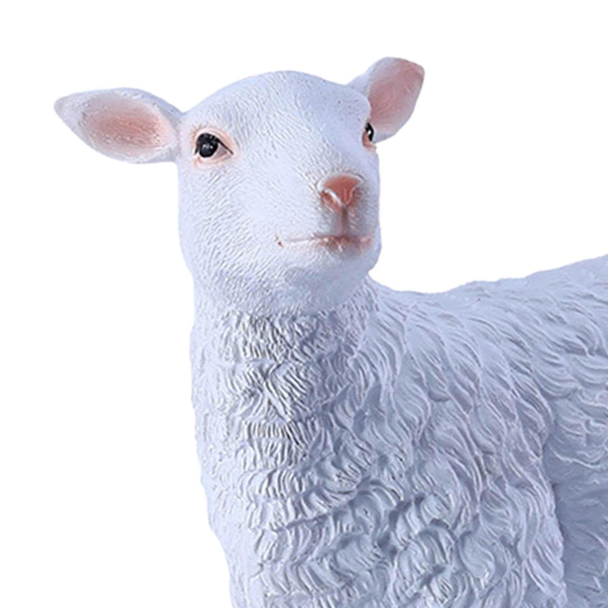Small Lamb Figurines Sculptures Sheep Garden Statue for Window Collection  Office Spring Easter Decor Exquisite