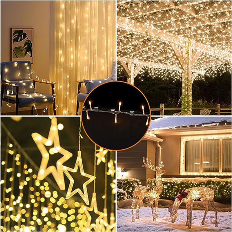 Christmas Lights Gutter Hooks Galvanized Holiday Lights Roof Hooks Christmas Light Clips Xmas Light Gutter Hangers  (50 Pcs)