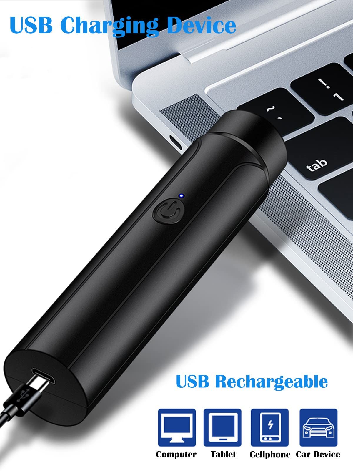 Electric Razor Mini Shavers, Portable, USB Rechargeable, Perfect for Travel and Touch-ups, Unisex Electric Razor for Men , Black