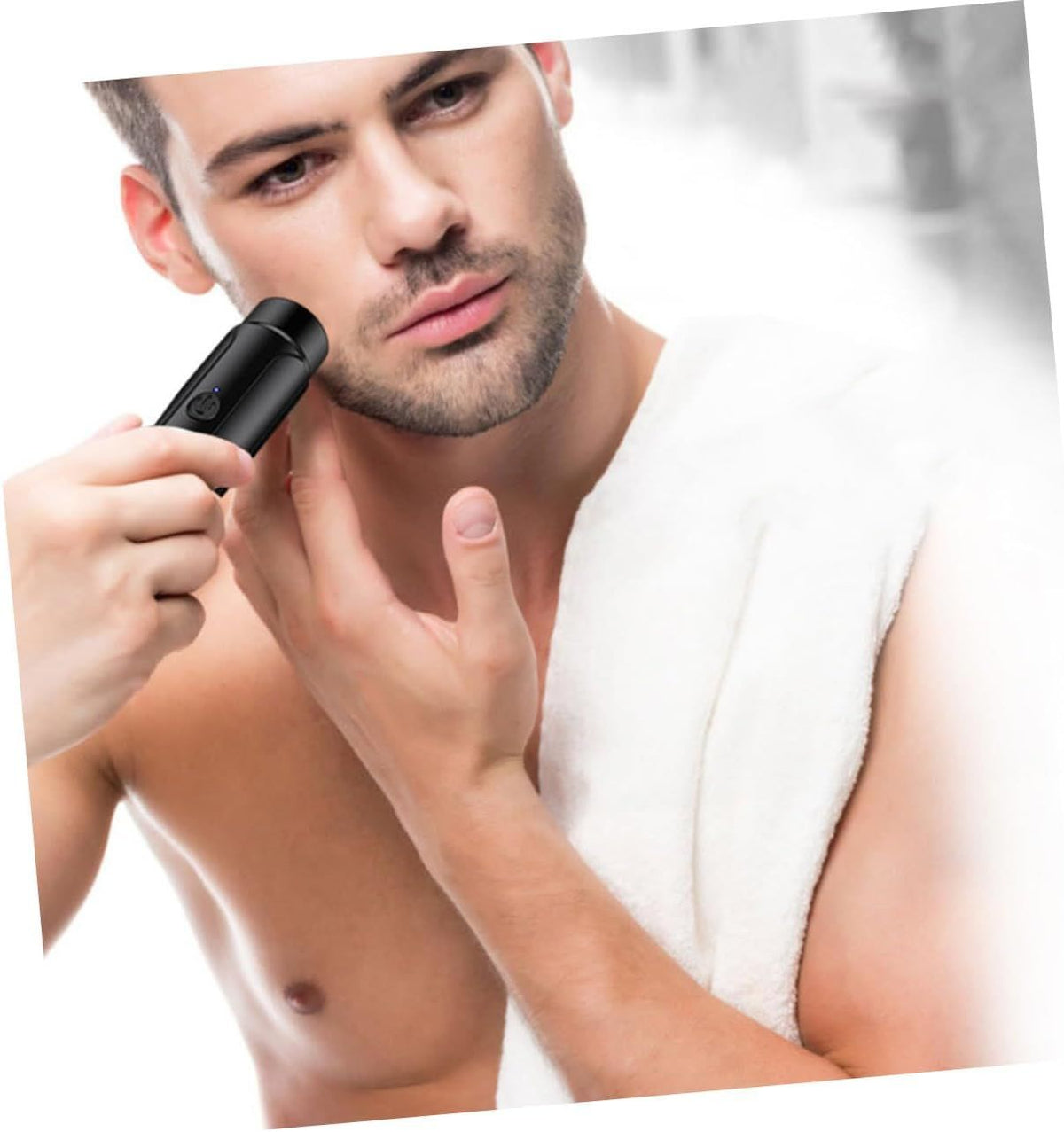 Electric Razor Mini Shavers, Portable, USB Rechargeable, Perfect for Travel and Touch-ups, Unisex Electric Razor for Men , Black