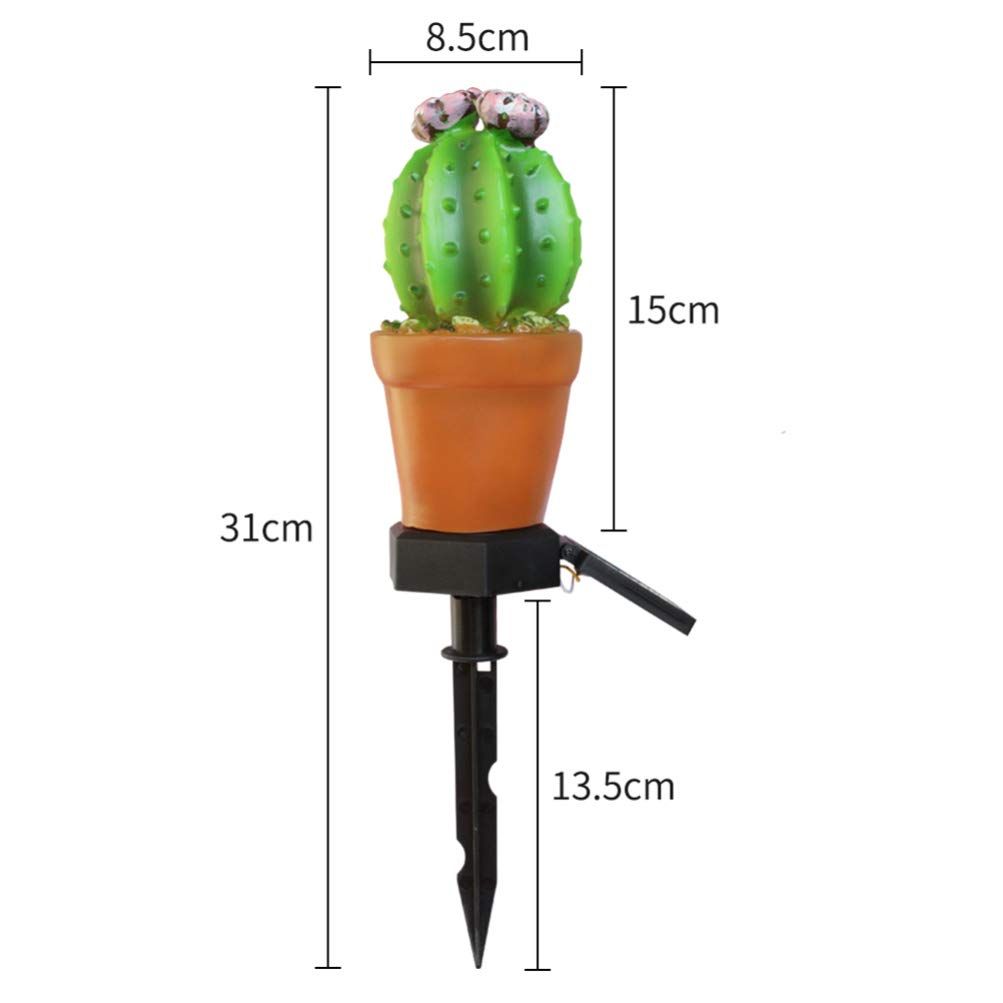 Solar Garden Lights Creative Cactus Pineapple Lawn Lamp Outdoor Ground Lights for Garden Yard Pathway Patio Decor
