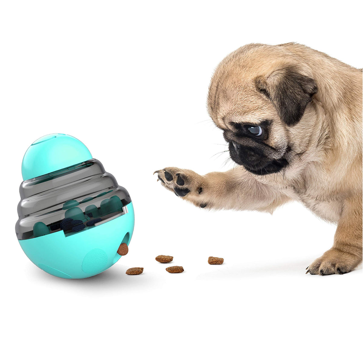 Dog Tumbler Interactive Treat Ball, Slow Food Dispensing Toy, Perfect Dog Gift for Large Or Small Dogs