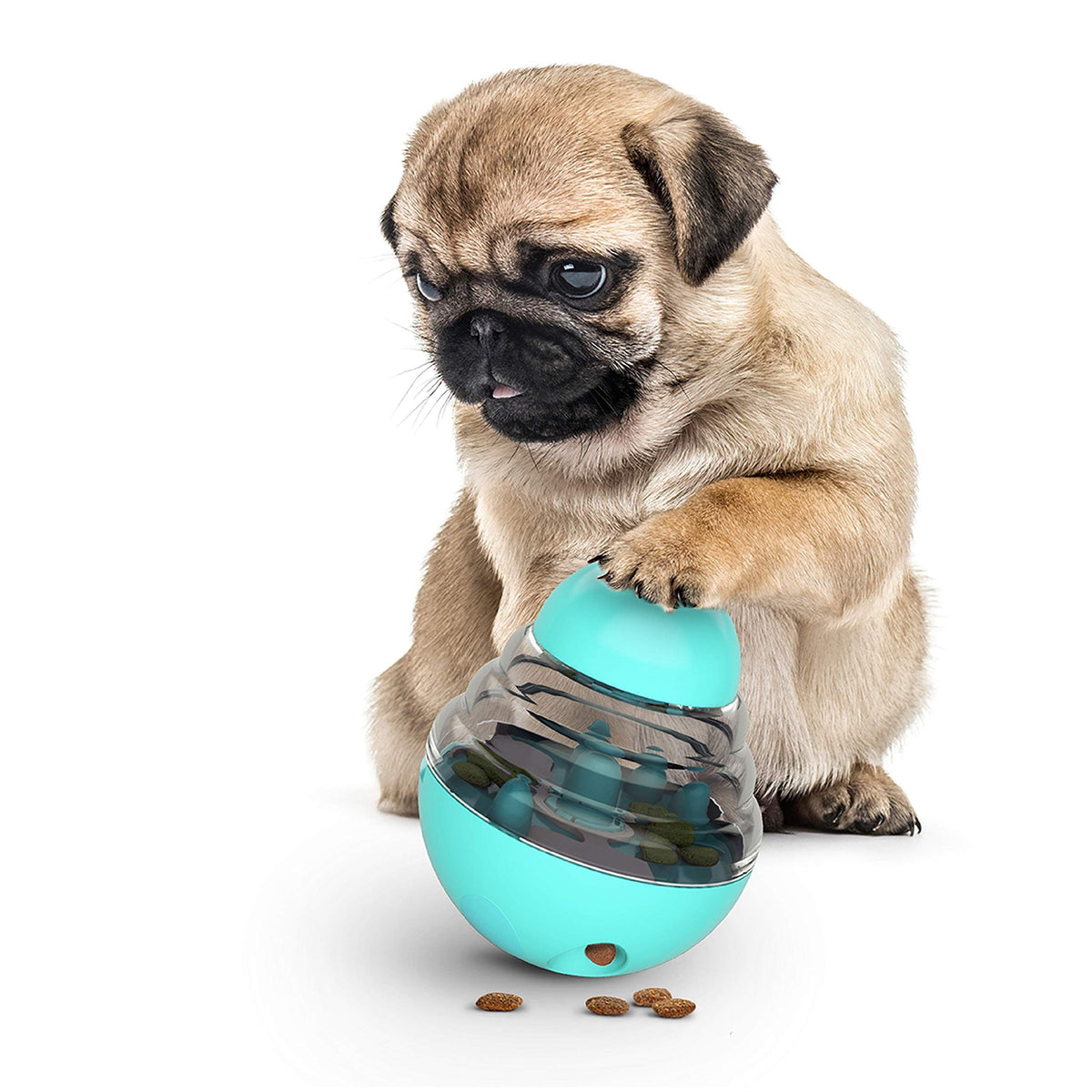Dog Tumbler Interactive Treat Ball, Slow Food Dispensing Toy, Perfect Dog Gift for Large Or Small Dogs