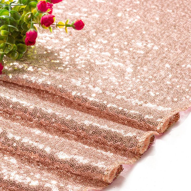 12 X 108 Inch 6 Pack Rosegold Sequin for Wedding Bridal Shower Fall Thanksgiving Valentine's Christmas Decoration