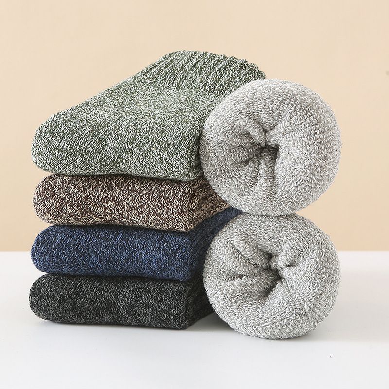 5pcs Wool Socks for Women Warm Winter Thermal Thick Socks Gifts for Women Mom but also sweat absorption, warmth and durable