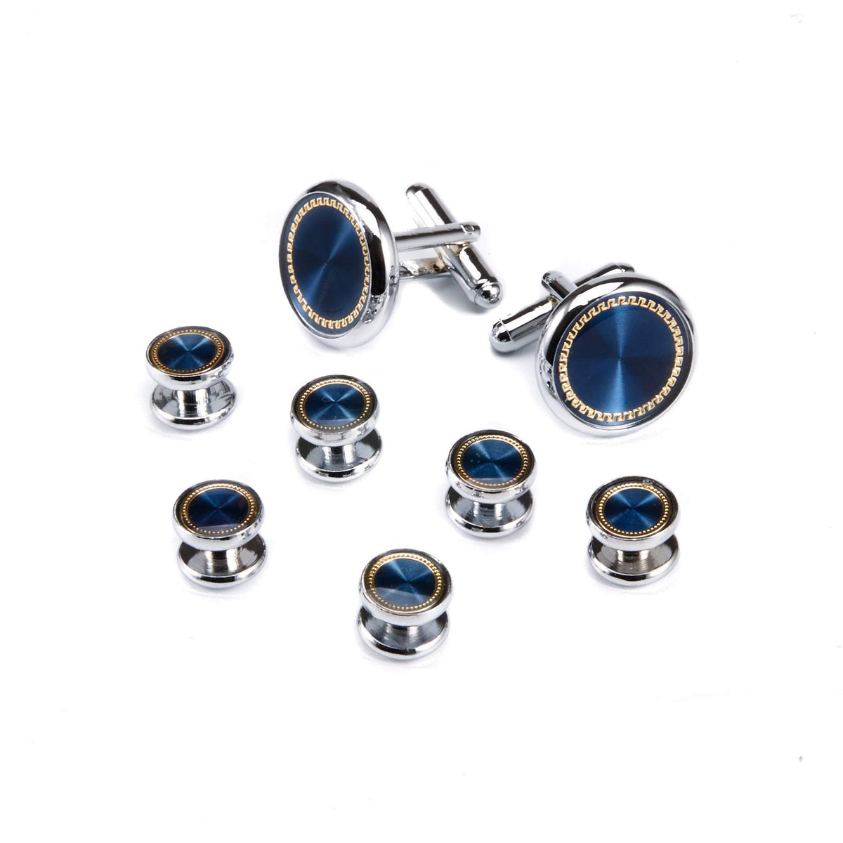 Men's Jewelry Cufflinks and Studs for Tuxedo Shirts for Weddings, Business, Dinner you want to look afluent